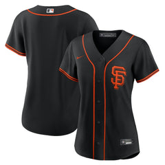 San Francisco Giants Women's Alternate Replica Team Jersey - Black | Nike