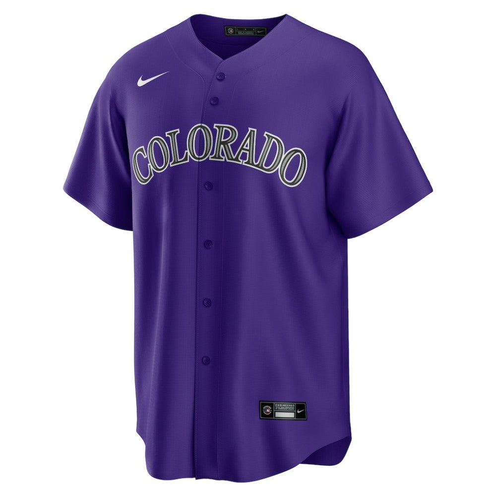 Colorado Rockies Alternate Replica Team Jersey - Purple | Nike