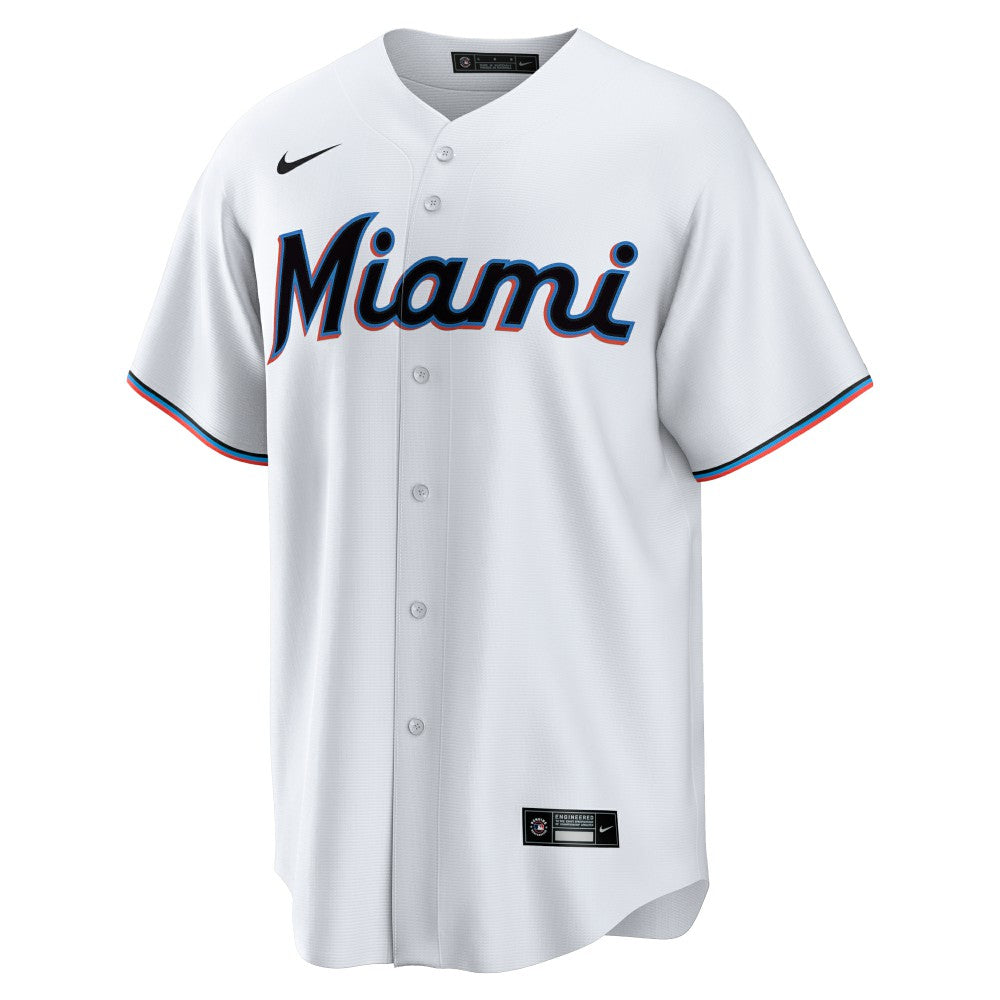 Miami Marlins Home Replica Team Jersey - White | Nike