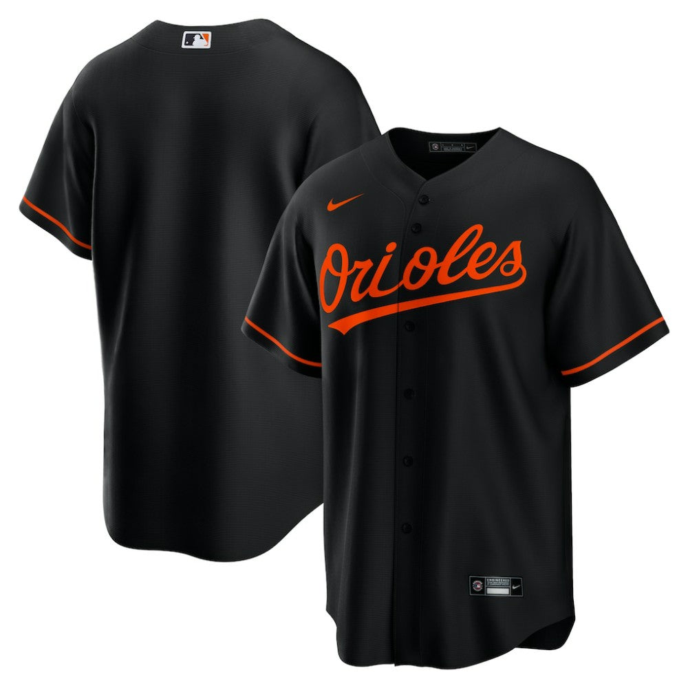 Baltimore Orioles Alternate Replica Team Jersey - Black | Nike