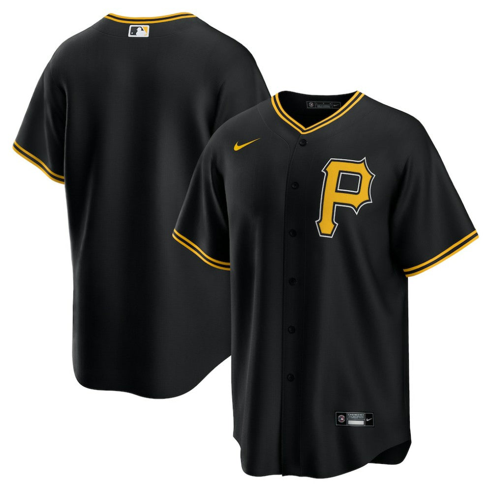 Pittsburgh Pirates Alternate Replica Team Jersey - Black | Nike