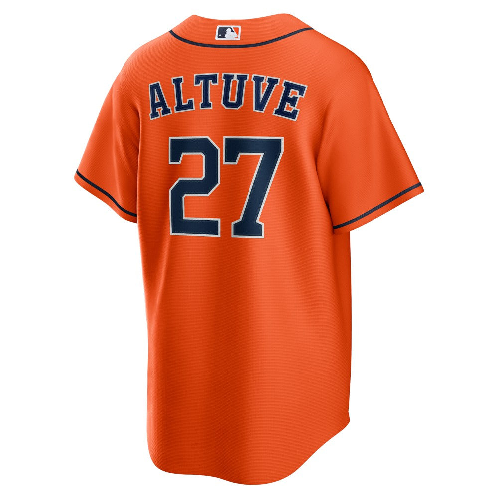 Jose Altuve Houston Astros Alternate Replica Player Name Jersey - Orange | Nike