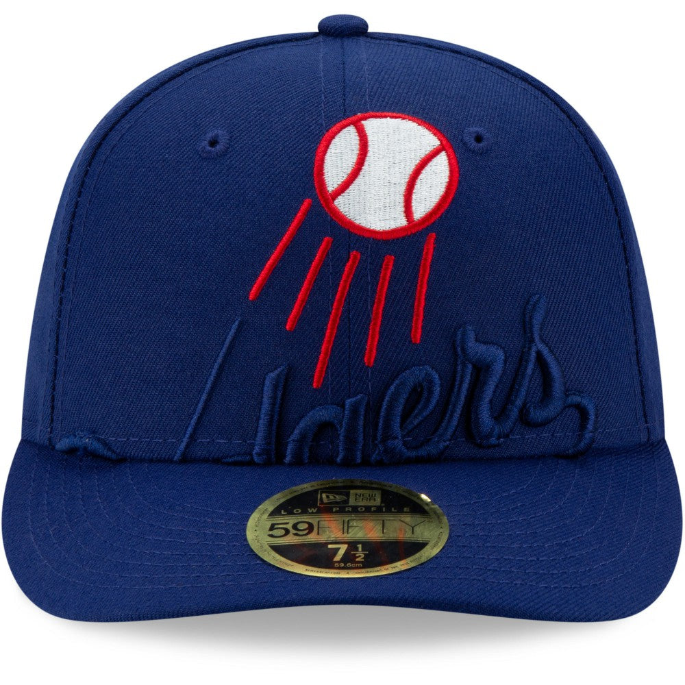 Los Angeles Dodgers Logo Elements Low Profile 59FIFTY Fitted Hat - Royal | New Era