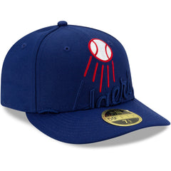 Los Angeles Dodgers Logo Elements Low Profile 59FIFTY Fitted Hat - Royal | New Era