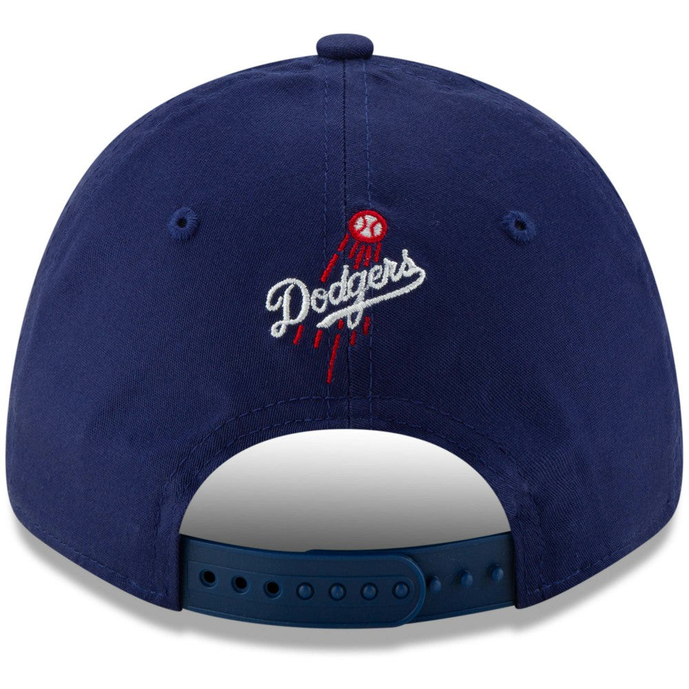Los Angeles Dodgers Logo Elements Stretch Snapback 9FORTY Adjustable Hat - Royal | New Era