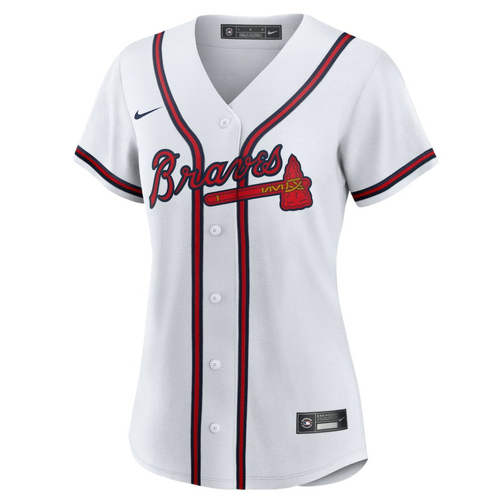 Ronald Acuna Jr. Atlanta Braves Women's Home Replica Player Jersey - White | Nike