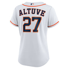 Jose Altuve Houston Astros Women's Home Replica Player Jersey - White | Nike