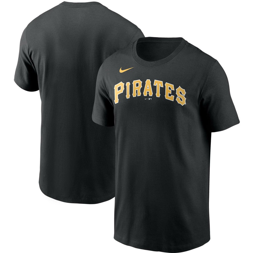Pittsburgh Pirates Team Wordmark T-Shirt - Black | Nike