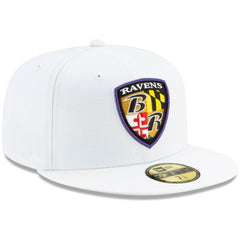 NFL Baltimore Ravens Shield Omaha 59FIFTY Fitted Hat