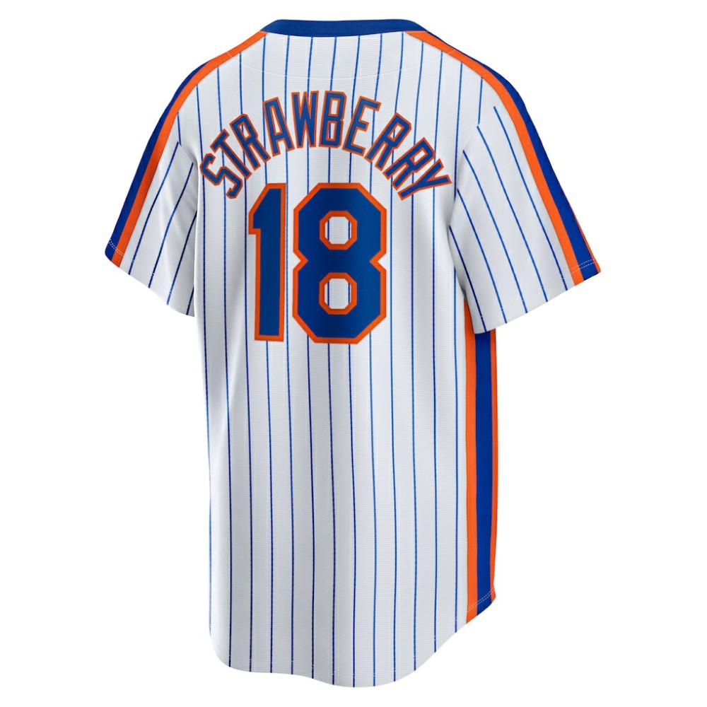Darryl Strawberry New York Mets Home Cooperstown Collection Player Jersey - White | Nike