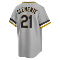 Roberto Clemente Pittsburgh Pirates Road Cooperstown Collection Player Jersey - Gray | Nike