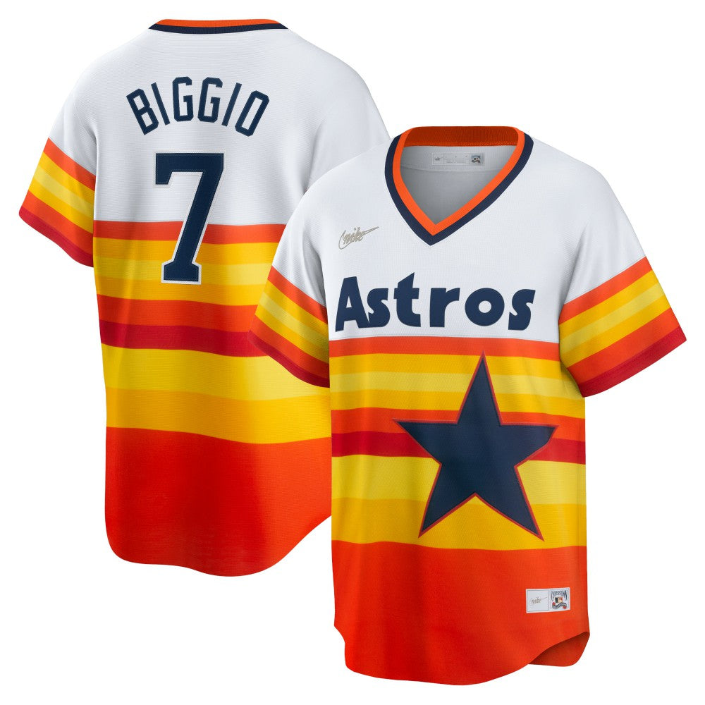 Craig Biggio Houston Astros Home Cooperstown Collection Player Jersey - White | Nike