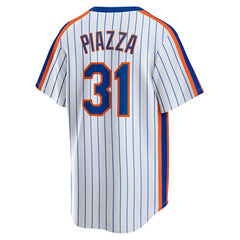 Mike Piazza New York Mets Home Cooperstown Collection Player Jersey - White | Nike