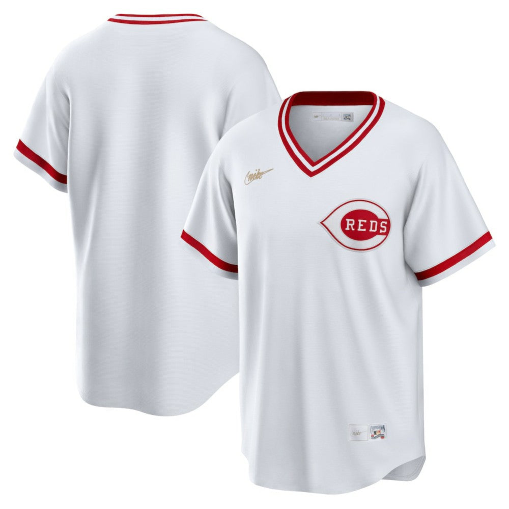 Cincinnati Reds Home Cooperstown Collection Team Jersey - White | Nike