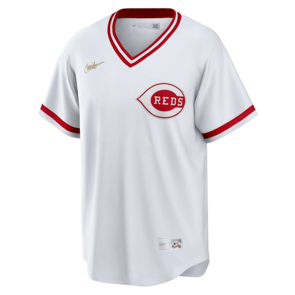 Cincinnati Reds Home Cooperstown Collection Team Jersey - White | Nike