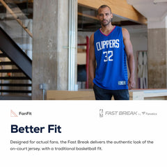 Kawhi Leonard LA Clippers Fast Break Replica Jersey Blue - Icon Edition | Fanatics outlet