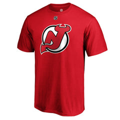 Jack Hughes New Jersey Devils Fanatics Authentic Stack Player Name & Number T-Shirt