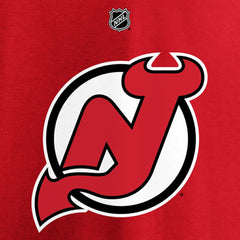 Jack Hughes New Jersey Devils Fanatics Authentic Stack Player Name & Number T-Shirt