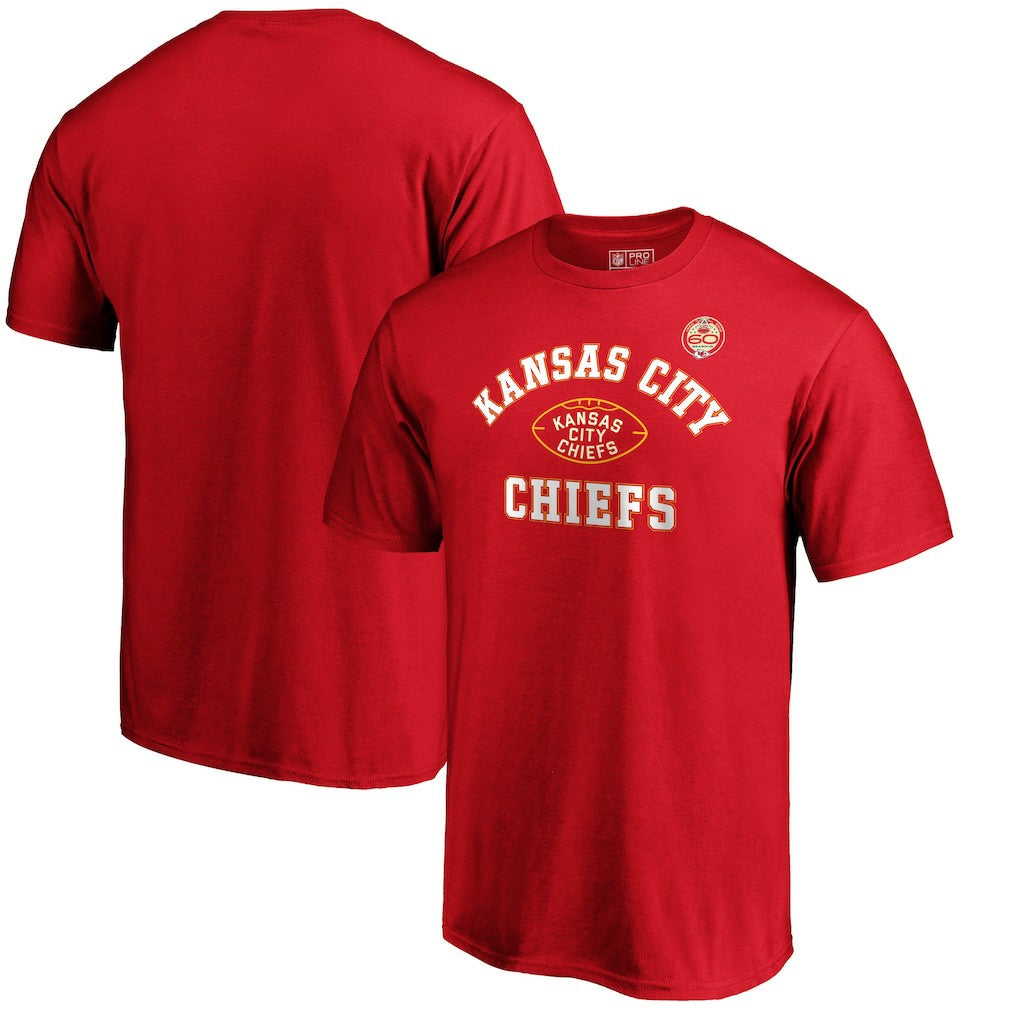 NFL Kansas City Chiefs 60th Season Logo Arc T-Shirt
