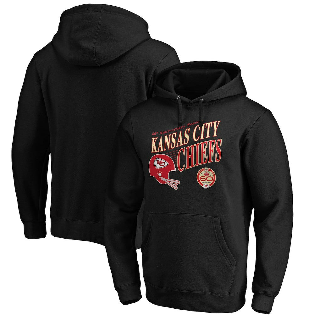 NFL Kansas City Chiefs 60th Season Logo Rise Pullover Hoodie