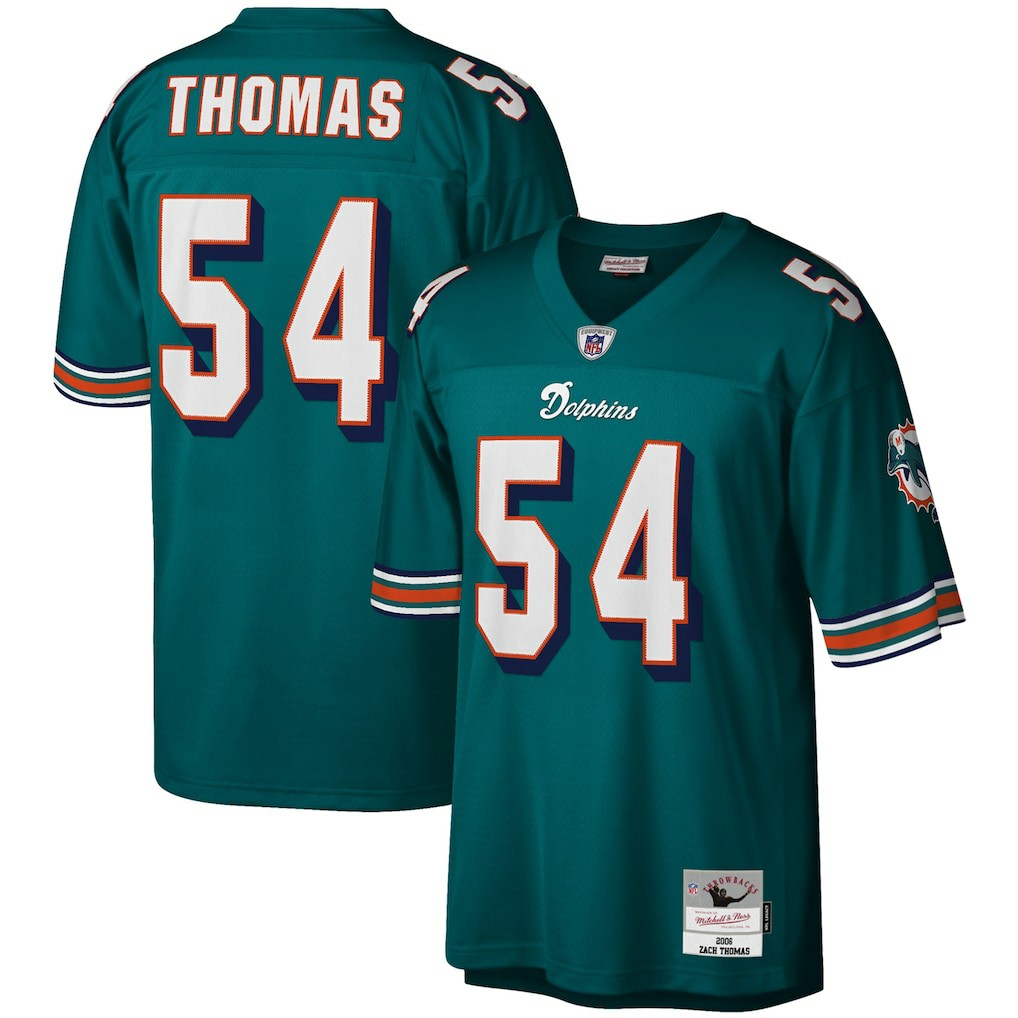 NFL Miami Dolphins Zach Thomas  Legacy Replica Jersey