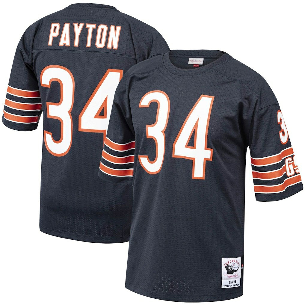 NFL Chicago Bears Walter Payton  1985 Authentic Throwback Retired Player Jersey