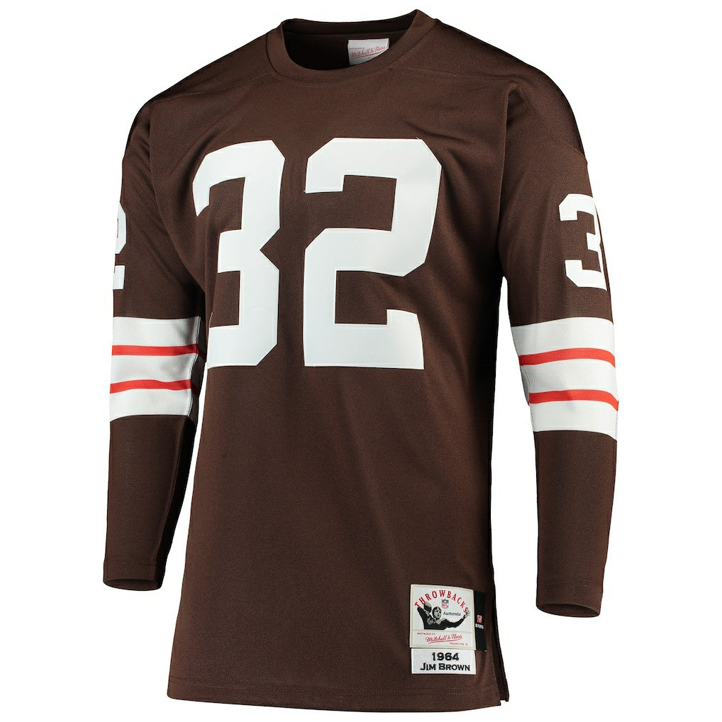 NFL Cleveland Browns Jim Brown  1964 Authentic Throwback Retired Player Jersey