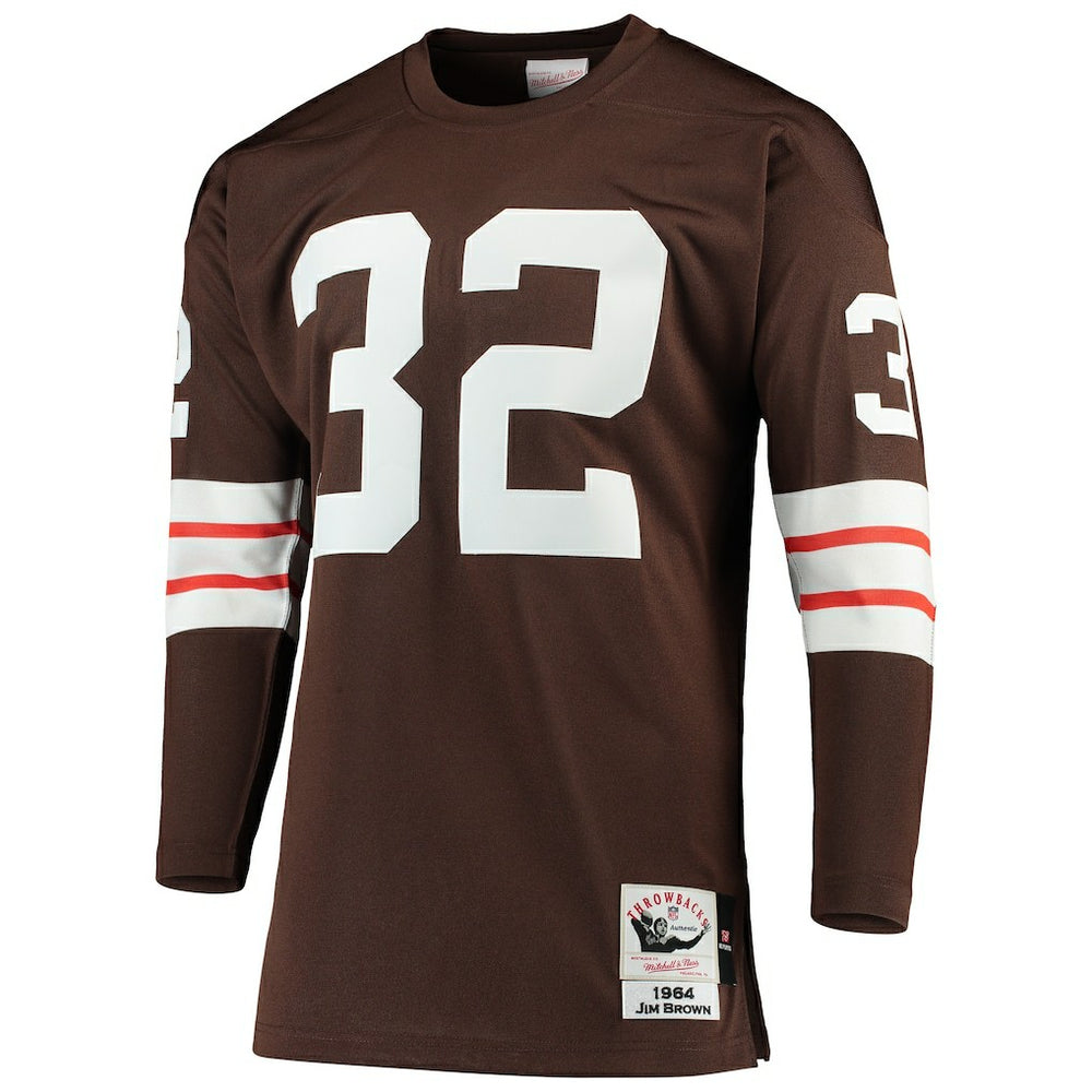 NFL Cleveland Browns Jim Brown  1964 Authentic Throwback Retired Player Jersey
