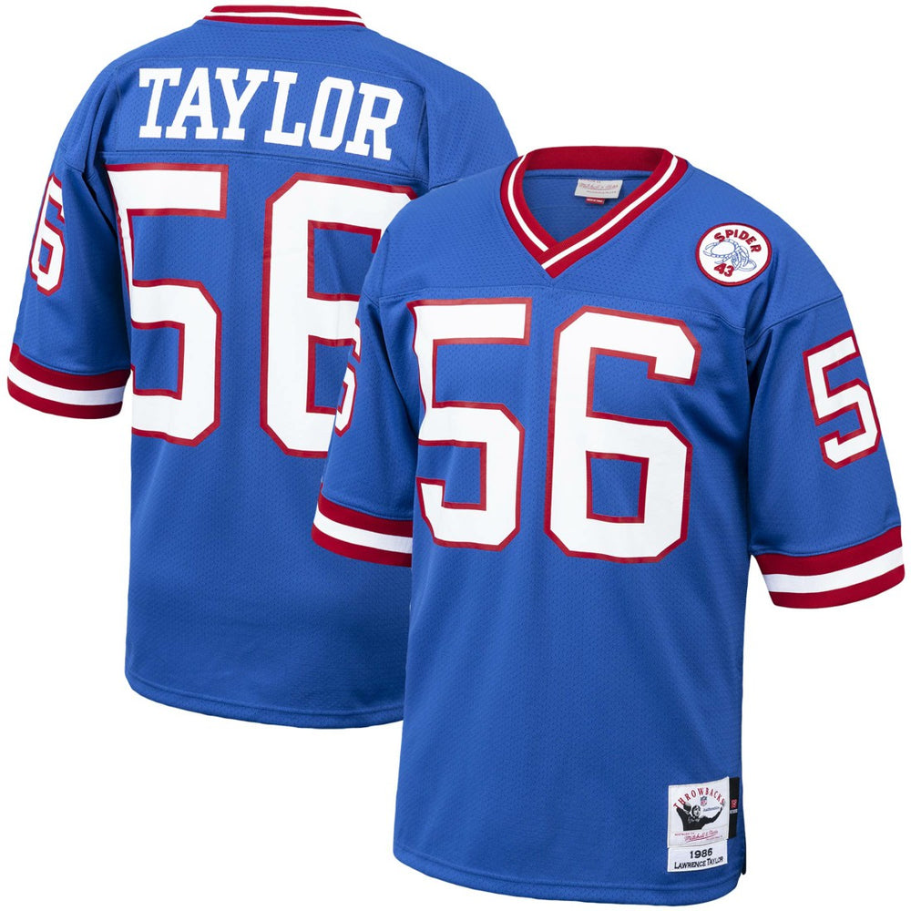 NFL New York Giants Lawrence Taylor  1986 Authentic Throwback Retired Player Jersey
