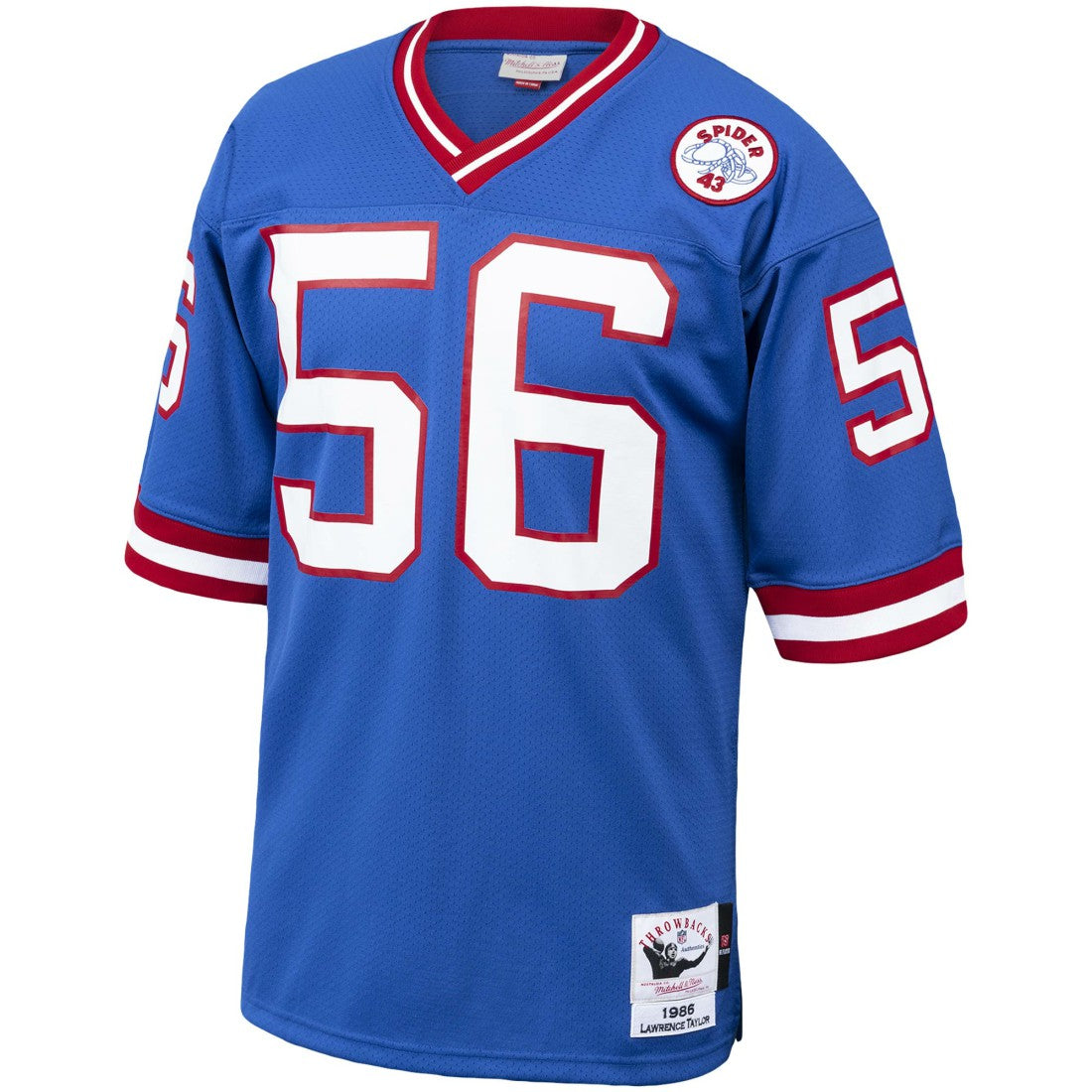 NFL New York Giants Lawrence Taylor  1986 Authentic Throwback Retired Player Jersey