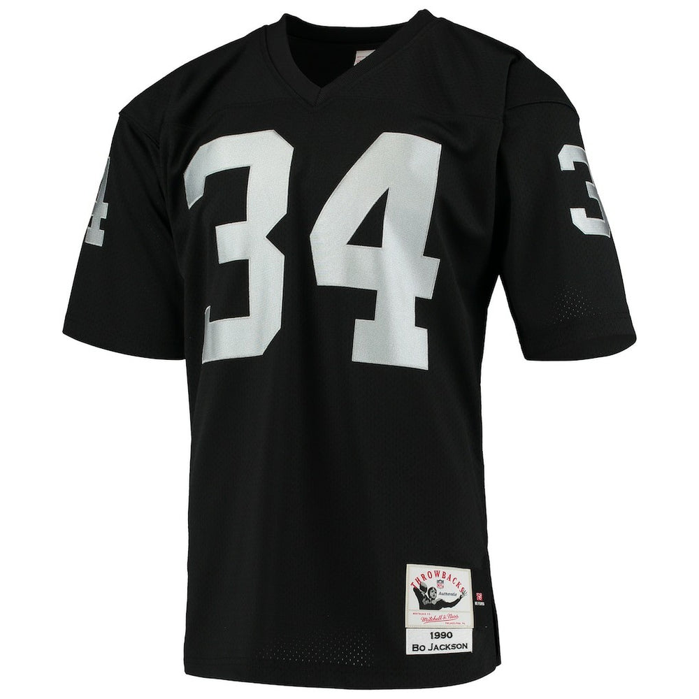 NFL Las Vegas Raiders Bo Jackson  1990 Authentic Throwback Retired Player Jersey
