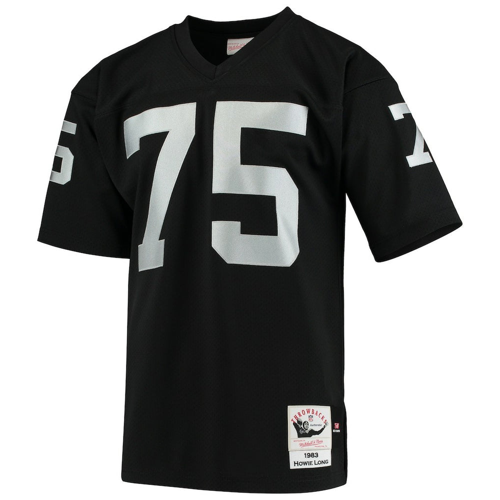 NFL Las Vegas Raiders Howie Long  1983 Authentic Throwback Retired Player Jersey