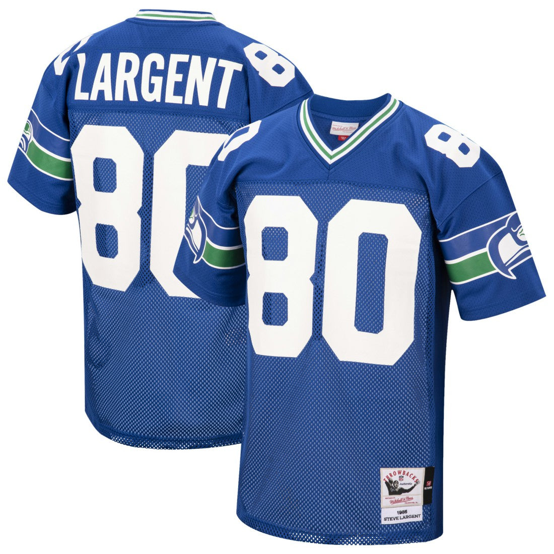 NFL Seattle Seahawks Steve Largent  1985 Authentic Throwback Retired Player Jersey