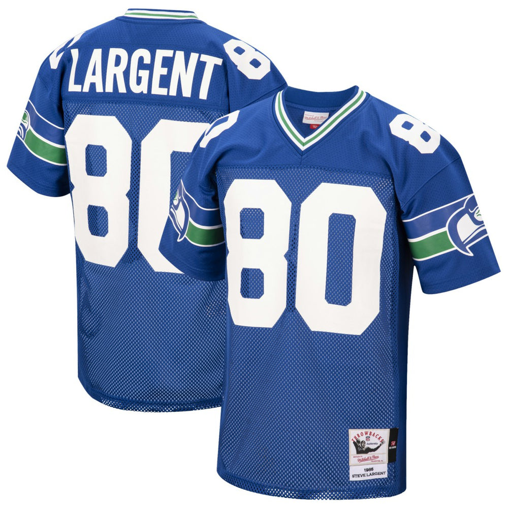 NFL Seattle Seahawks Steve Largent  1985 Authentic Throwback Retired Player Jersey