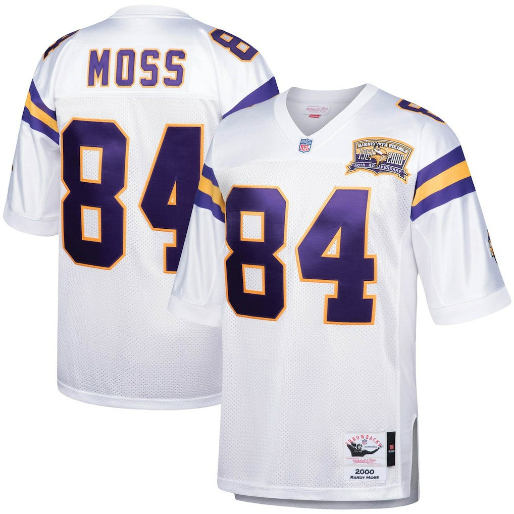 NFL Minnesota Vikings Randy Moss  2000 Authentic Throwback Retired Player Jersey