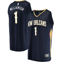 Zion Williamson New Orleans Pelicans Fast Break Replica Jersey Navy - Icon Edition | Fanatics online