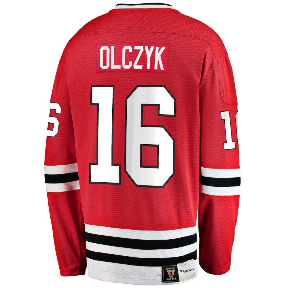 Eddie Olczyk Chicago Blackhawks Fanatics Premier Breakaway Retired Player Jersey