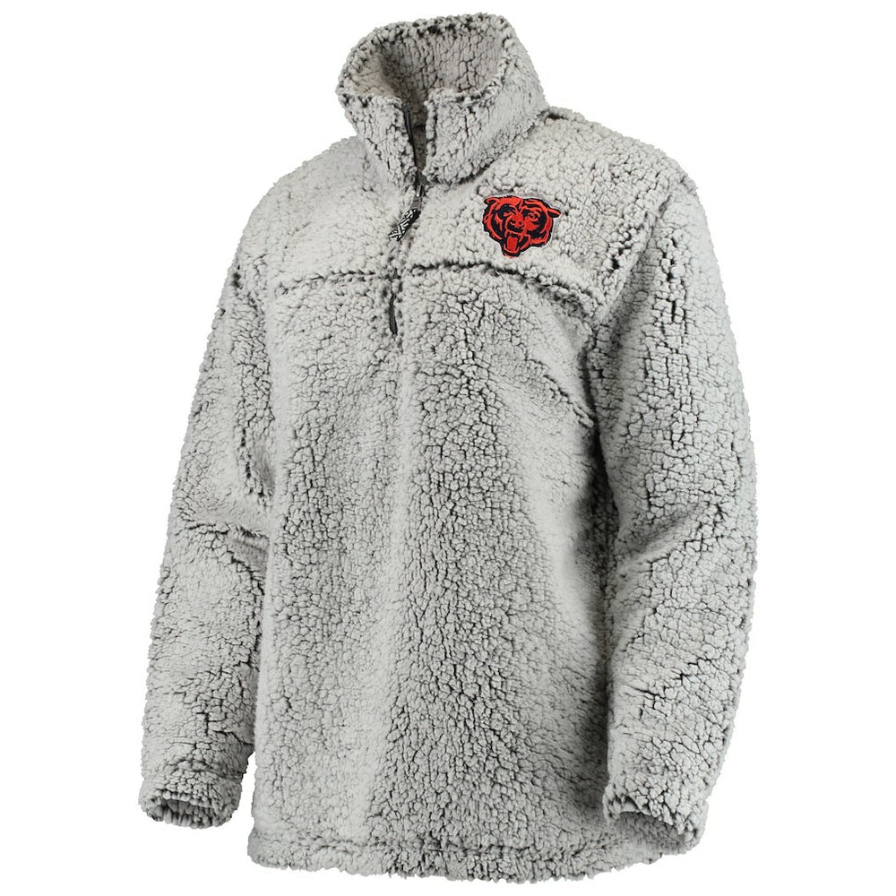 NFL Chicago Bears Women's Sherpa Quarter-Zip Pullover Jacket