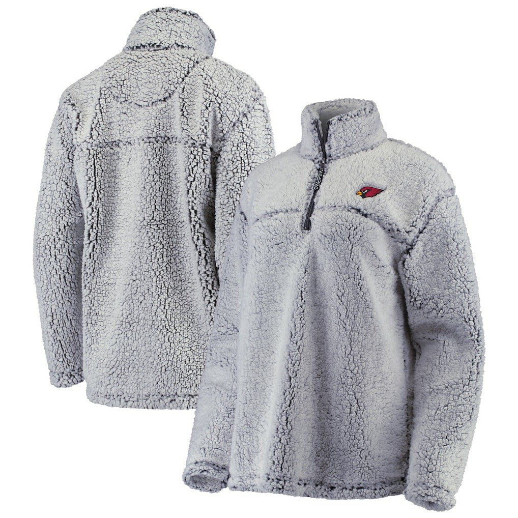 NFL Arizona Cardinals G-III 4Her by Carl Banks Women's Sherpa Quarter-Zip Pullover Jacket