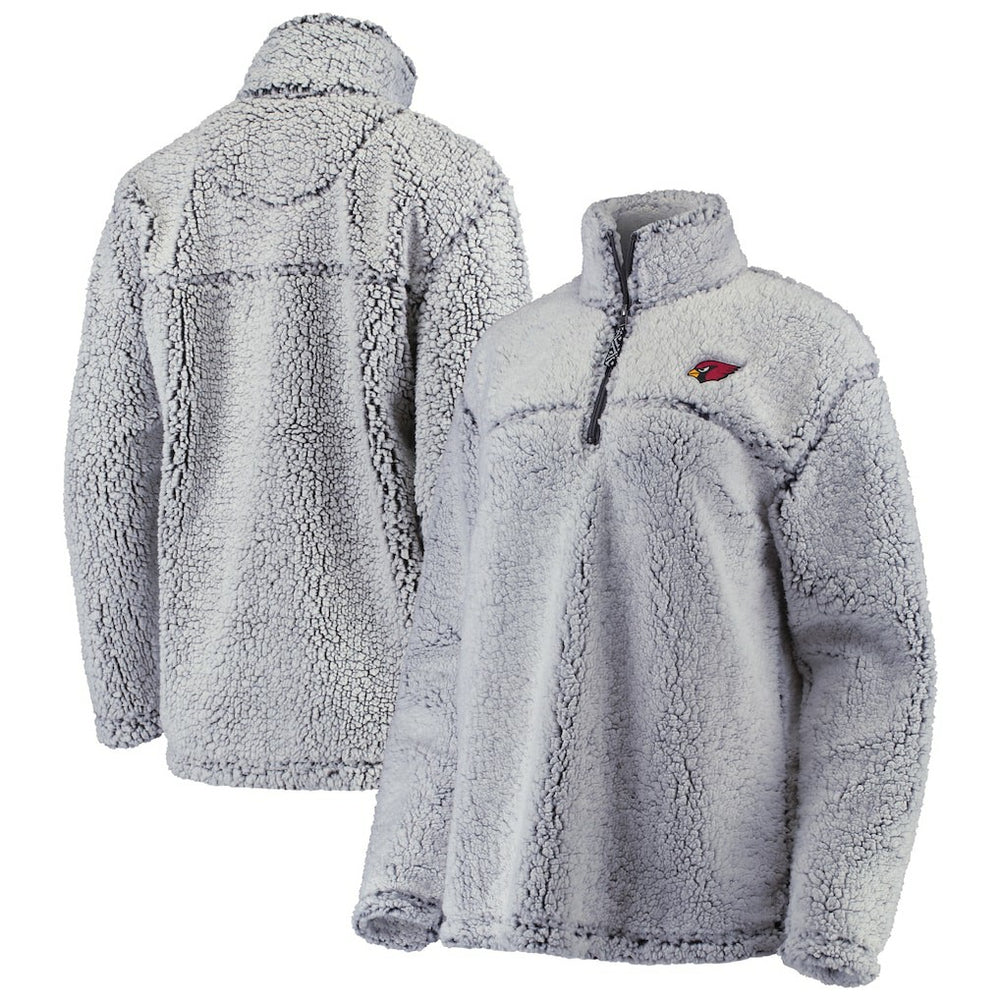 NFL Arizona Cardinals G-III 4Her by Carl Banks Women's Sherpa Quarter-Zip Pullover Jacket
