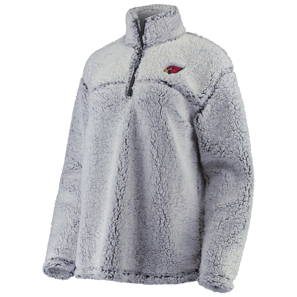 NFL Arizona Cardinals G-III 4Her by Carl Banks Women's Sherpa Quarter-Zip Pullover Jacket