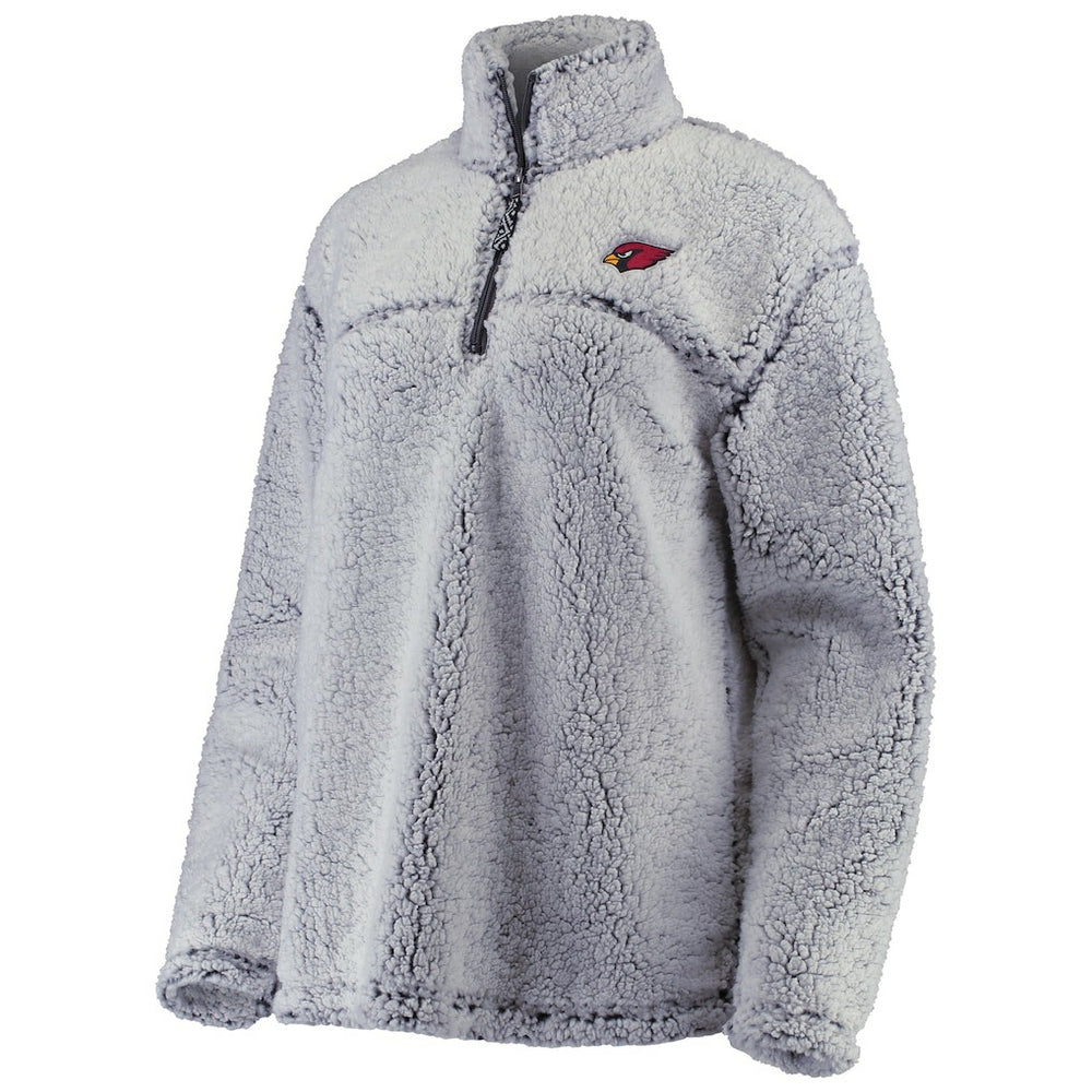NFL Arizona Cardinals G-III 4Her by Carl Banks Women's Sherpa Quarter-Zip Pullover Jacket