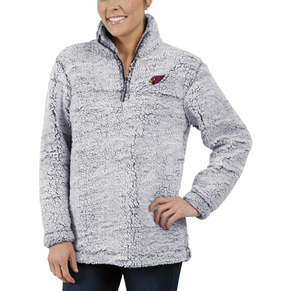 NFL Arizona Cardinals G-III 4Her by Carl Banks Women's Sherpa Quarter-Zip Pullover Jacket