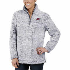 NFL Arizona Cardinals G-III 4Her by Carl Banks Women's Sherpa Quarter-Zip Pullover Jacket