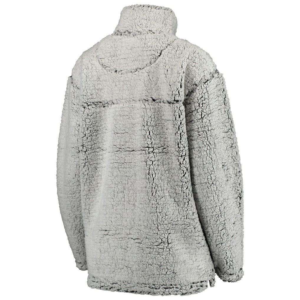 NFL Kansas City Chiefs Women's Sherpa Quarter-Zip Pullover Jacket