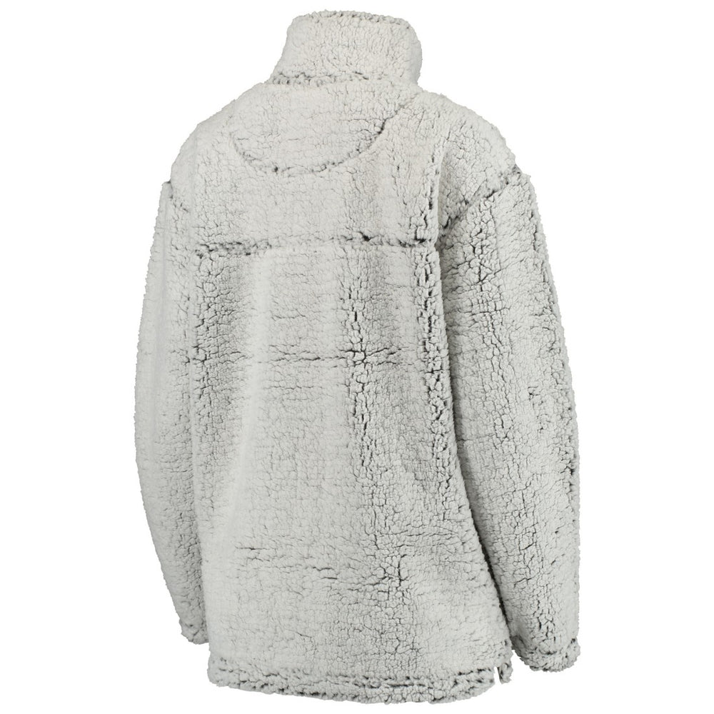 NFL Green Bay Packers Women's Sherpa Quarter-Zip Pullover Jacket
