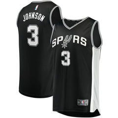 Keldon Johnson San Antonio Spurs Fast Break Replica Jersey Black - Icon Edition | Fanatics cheap