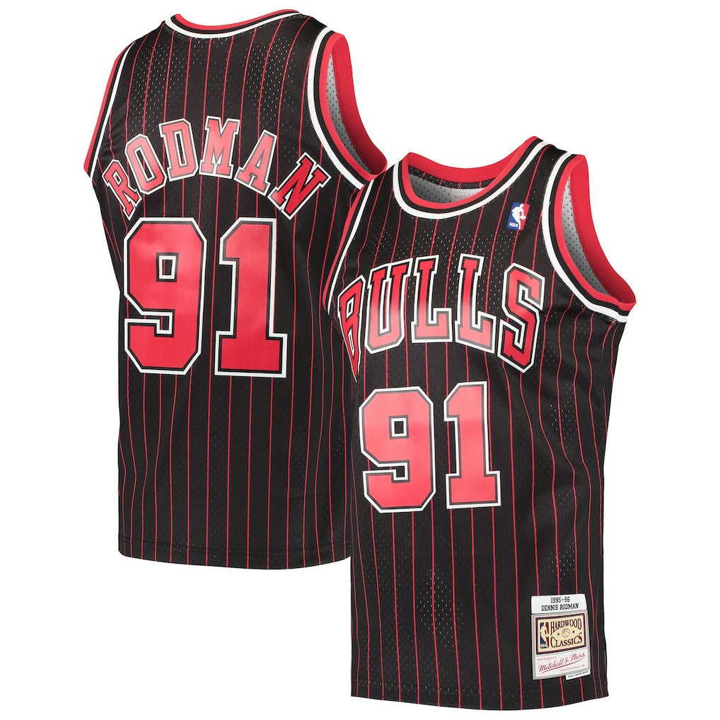 Dennis Rodman Chicago Bulls Hardwood Classics Swingman Jersey sale - Black | Mitchell & Ness cheap