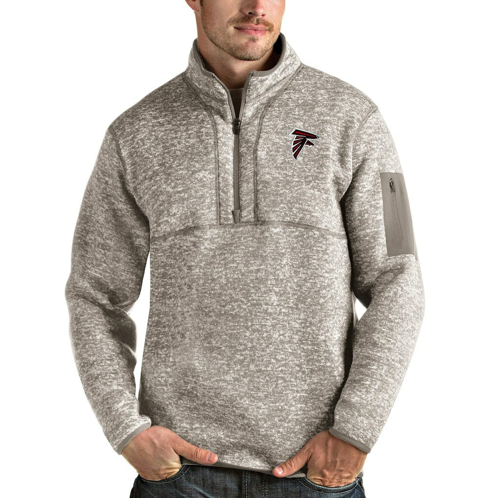 NFL Atlanta Falcons Antigua Fortune Quarter-Zip Pullover Jacket