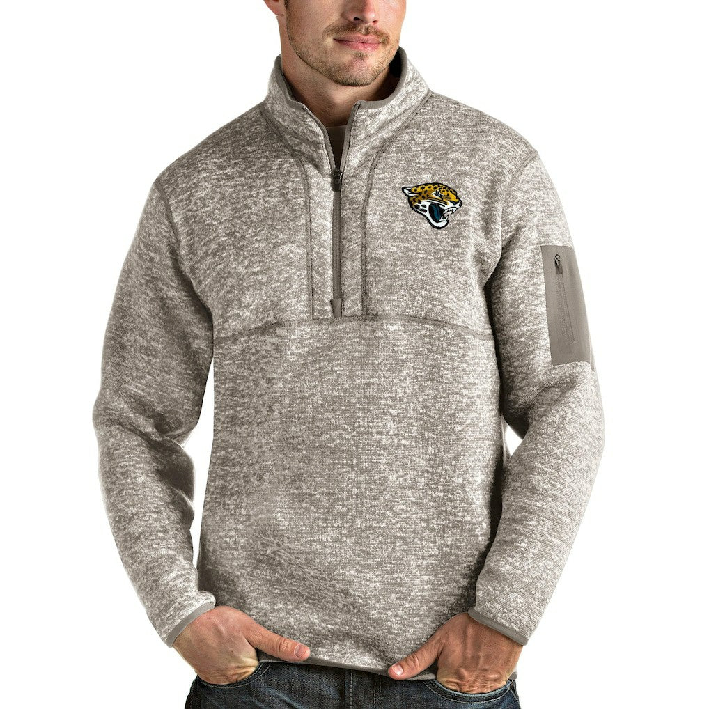 NFL Jacksonville Jaguars Antigua Fortune Quarter-Zip Pullover Jacket